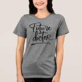 T-shirt En Tri-matière Script manuscrit du futur médecin (Recto)