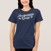 T-shirt En Tri-matière Script Queen jacquet (Recto)