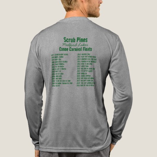 T-shirt En Tri-matière Scrubpines logo gauche Chemise (Verso)