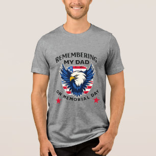 T-shirt En Tri-matière Se souvenir de mon père le jour du Memorial Day