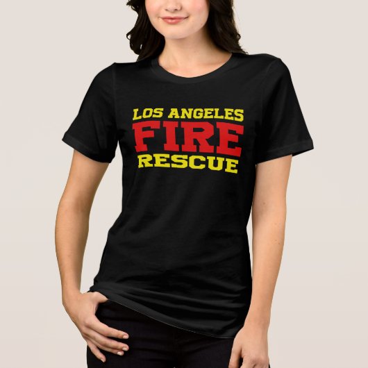 T-shirt En Tri-matière SECOURT d'incendie de LAPD (Recto)