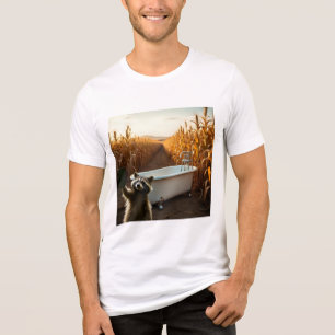 T-shirt En Tri-matière Selfie de raton laveur 1