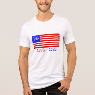 T-SHIRT  EN TRI-MATIÈRE SÉMIQUINCENTENAIRE : 1776 - 2026