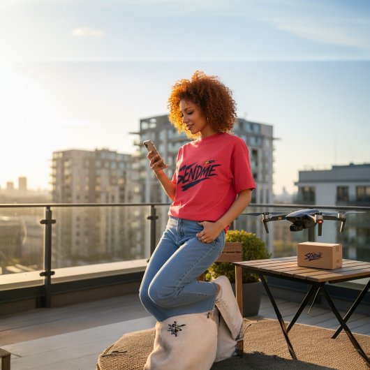 T-shirt En Tri-matière Send Me