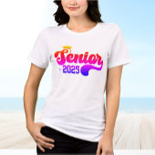 T-shirt En Tri-matière Senior 2025 Graduate Retro Rainbow