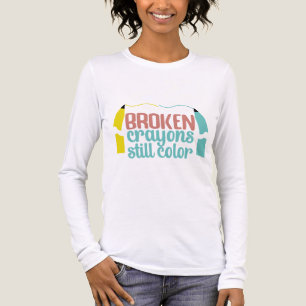 T-shirt En Tri-matière Sensibilisation à la santé mentale des crayons cas