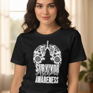 T-shirt En Tri-matière Sensibilisation à l'asthme des survivants