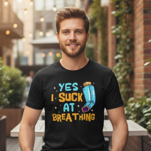 T-shirt En Tri-matière Sensibilisation à l'asthme drôle