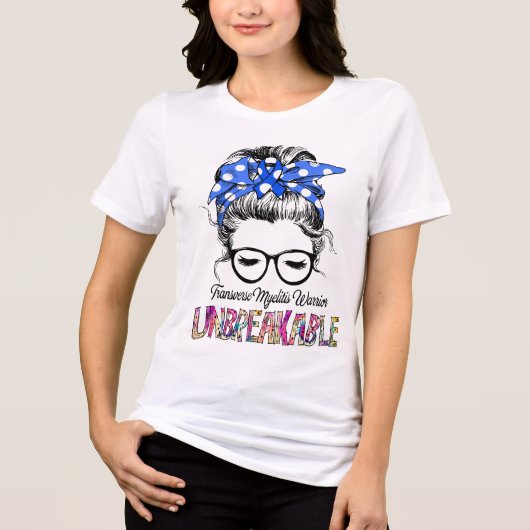 T-shirt En Tri-matière Sensibilisation aux myélites transverses Cadeaux d (Recto)