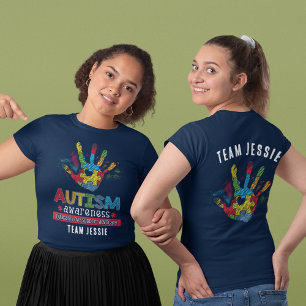 T-shirt En Tri-matière Sensibilisation sur l'autisme personnalisée Sensib