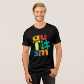T-shirt En Tri-matière Sensibilisation sur l'autisme Voir Able Not Étique (Recto plein)