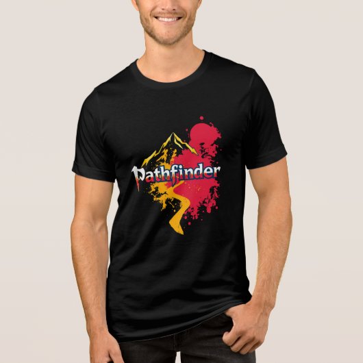 T-shirt En Tri-matière Sentier d'aventure Pathfinder (Recto)