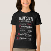 T-shirt En Tri-matière Sepsis Awareness Watch pour le guide TIME (Recto)