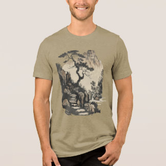 T-shirt En Tri-matière Serene Japanese Landscape Unisex T-Shirt - Tranqui