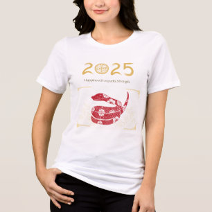T-shirt En Tri-matière Serpent chinois du Nouvel An