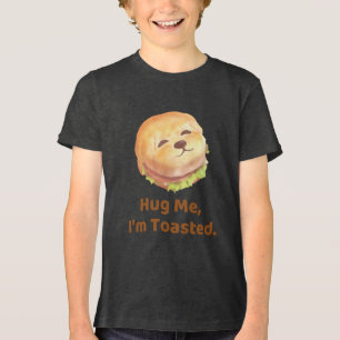 T-shirt En Tri-matière Serre-Moi Je Suis Grillé : Alimentation pour Chien