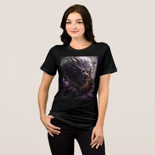 T-shirt En Tri-matière Shadow Dragon in Twilight Forest (Recto plein)