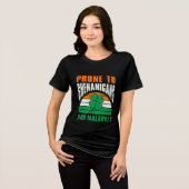 T-shirt En Tri-matière Shenanigans And Malarkey Funny St Patrick's Day (Recto plein)