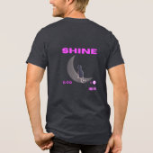 T-shirt En Tri-matière Shine Cat sur la lune T-Shirt (Verso)