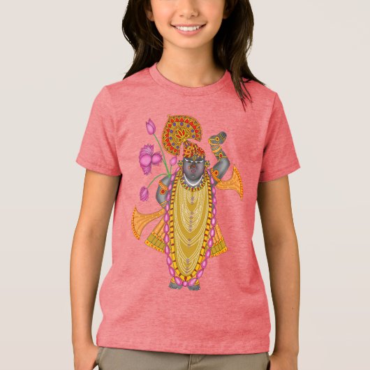 T-shirt En Tri-matière Shreenath Ji T-Shirt – Divine Krishna (Recto)