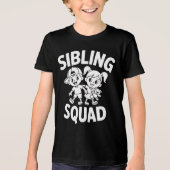 T-shirt En Tri-matière Sibling Squad Family Fun Tee (Recto)