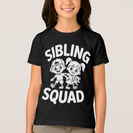 T-shirt En Tri-matière Sibling Squad Family Fun Tee (Recto)