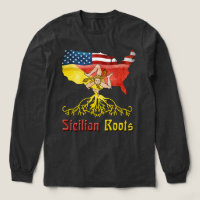 Sicilienne Roots USA Drapeau Héritage