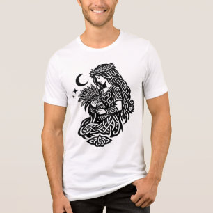T-shirt En Tri-matière Sigil de la Vierge — Encre Zodiaque Terrestre