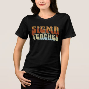 T-shirt En Tri-matière Sigma Enseignant vintage Drôle Amateurs de mèmes S