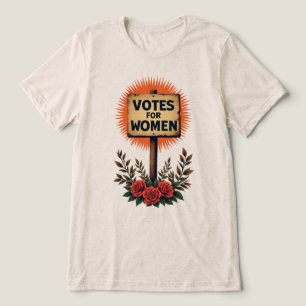 T-shirt En Tri-matière Signe de la contestation Vintage des femmes