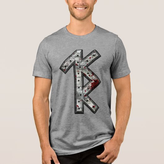 T-SHIRT EN TRI-MATIÈRE SIGR (Recto)