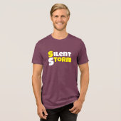 T-shirt En Tri-matière Silent Storm | Aesthetic Moody Minimalist Typograp (Recto plein)
