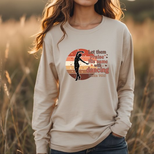 T-shirt En Tri-matière Silhouette d'une danseuse - Design basé sur le psa