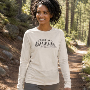 T-shirt En Tri-matière Simple Take a Hike Drôle Deerwood Lake