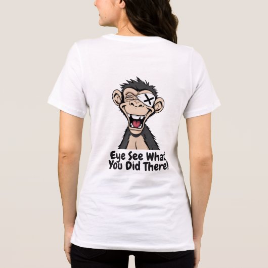 T-shirt En Tri-matière Singe avec patchs oeil (Verso)