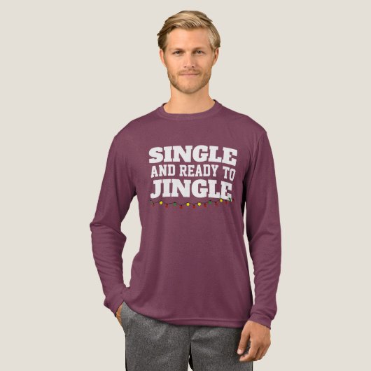 T-SHIRT  EN TRI-MATIÈRE SINGLE READY TO JINGLE CHRISTMAS T-SHIRT (Recto complet)