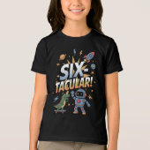 T-shirt En Tri-matière SIXtacular - T-shirt 6e anniversaire pour enfants (Recto)