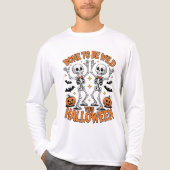 T-shirt En Tri-matière Skeletons dansants Halloween sauvage (Recto)