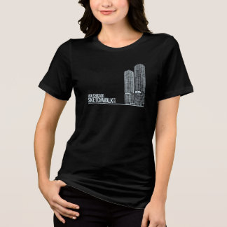 T-shirt En Tri-matière Sketchwalk Chicago-Chemise femme
