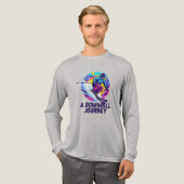 T-shirt En Tri-matière Ski De Descente (Recto complet)