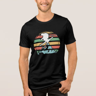 T-shirt En Tri-matière Ski Rétro