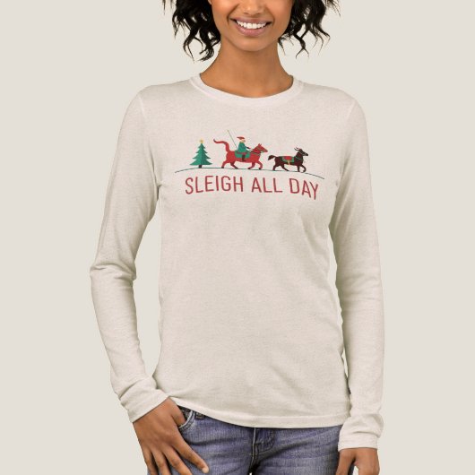 T-shirt En Tri-matière Sleigh All Day Christmas (Recto)
