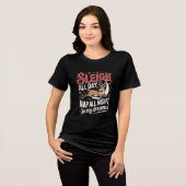 T-shirt En Tri-matière Sleigh All Day Funny Mom Christmas Tee (Recto plein)