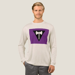 T-shirt En Tri-matière SlipperyJoe drapeau de la fierté lesbienne puissan