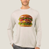 T-shirt En Tri-matière SlipperyJoe's mouthwatering cheeseburger crispy ba (Recto)