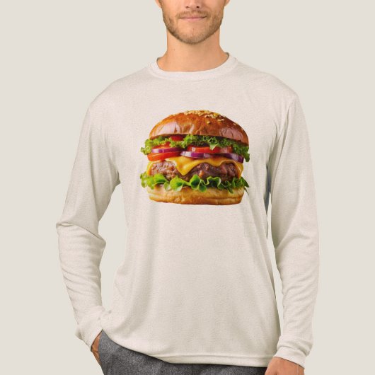 T-shirt En Tri-matière SlipperyJoe's mouthwatering cheeseburger crispy ba (Recto)