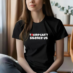T-shirt En Tri-matière slogan de protestation anti-Trump contre les étudi