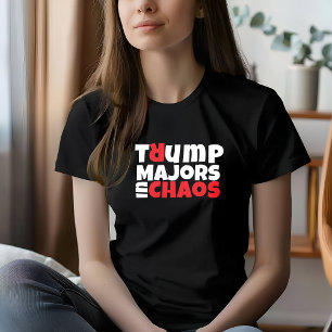 T-shirt En Tri-matière Slogan de protestation estudiantin anti-Trump roug