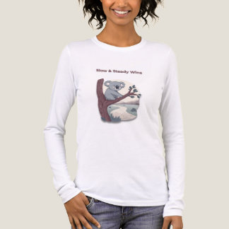 T-shirt En Tri-matière **"Slow & Steady Wins – Motivational Cute Koala "*
