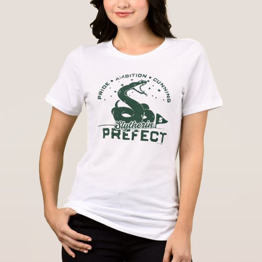 T-shirt En Tri-matière SLYTHERIN™ - Badge Préfet (Recto)